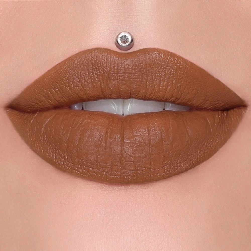 Jeffree Star Velvet Trap Lipstick - Chocolate Fondue (Brown w/ Orange Undertone)